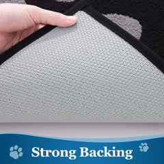 Buganda Dog Door Mat 30x20 in outdoor setting