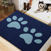 Buganda Dog Door Mat 40x32 dark blue front view
