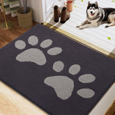 Buganda Dog Door Mat 40x32 dark grey front view
