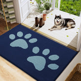 Buganda Dog Door Mat 48x30 dark blue front view