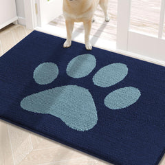 Buganda Dog Door Mat dark blue front view 30x20