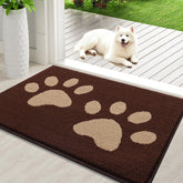 Buganda Dog Door Mat front view, brown colour, 36x24 inches