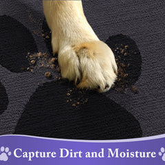 Buganda Dog Door Mat in an entryway setting