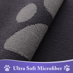 Buganda Dog Door Mat plush microfiber texture close-up