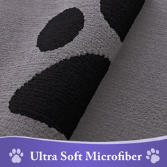 Buganda Dog Door Mat showing absorbent microfiber texture