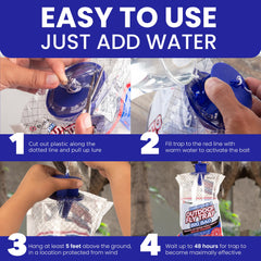BugBane fly trap setup instructions