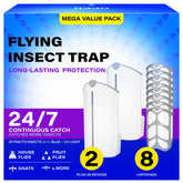 BuggyBands Plug-in Flying Insect Trap front view with dual light technology