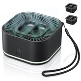 BuggyBands Portable Mosquito Repellent front view with black finish