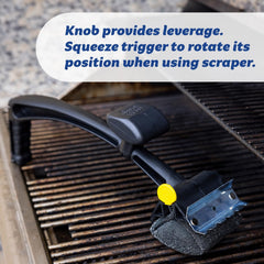 Built-in scraper feature of Scrub Daddy BBQ Daddy