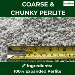 Bulk packaging of GARDENWISE perlite showing size and texture