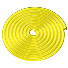 Bullwall 10-feet fuel line hose yellow front view