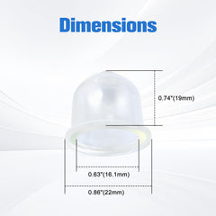 Bullwall primer bulb size comparison