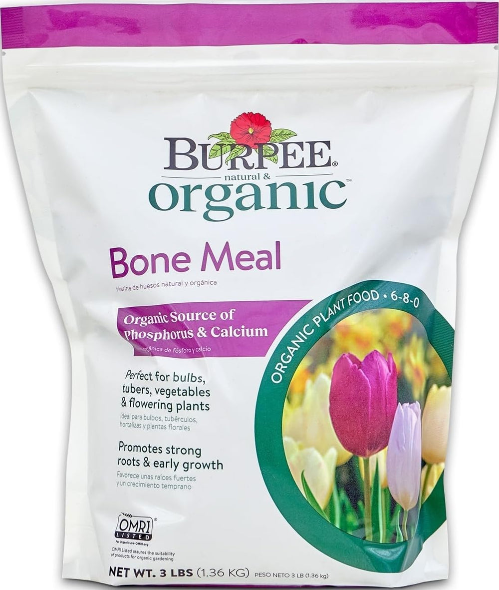 Burpee Bone Meal Fertilizer 3 lb package front view