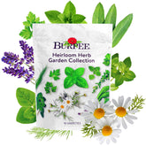 Burpee Heirloom Herb Seeds Variety Pack front view with 16 herb types