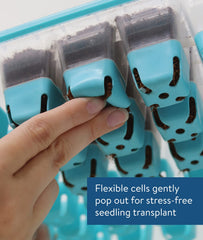 Burpee SuperSeed Seed Tray side view with flexible cells