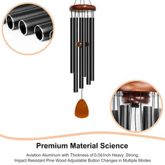 Bursvik wind chimes swaying gently in outdoor breeze