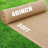 butarfe natural jute burlap roll 40 inches x 33 feet front view