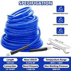 Button nose nozzle for sewer jetter kit