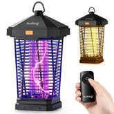 Buzbug 2-in-1 LED Bug Zapper front view, black