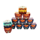 BUZZY Seeds Spruce Tree Grow Kit with mini terracotta pots
