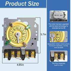 Bxmgr T104M Pool Timer detailed specifications