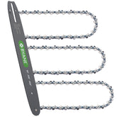 Byane 20 Inch Chainsaw Bar and Chain Combo front view with three chains