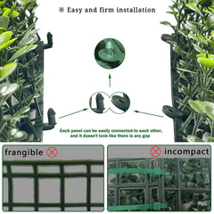 Bybeton 24pk boxwood panels displayed in a garden setting
