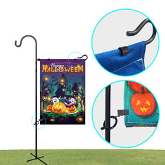 C clamp for garden flag holder - Durable metal construction