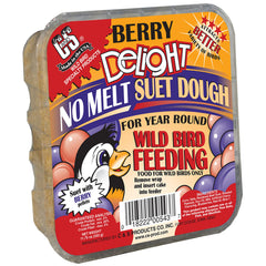 C&S Berry Delight No Melt Suet Dough 12 pack display