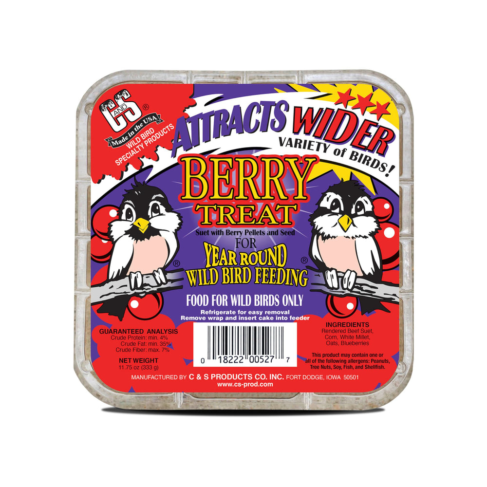 C&S Berry Suet front view with packaging