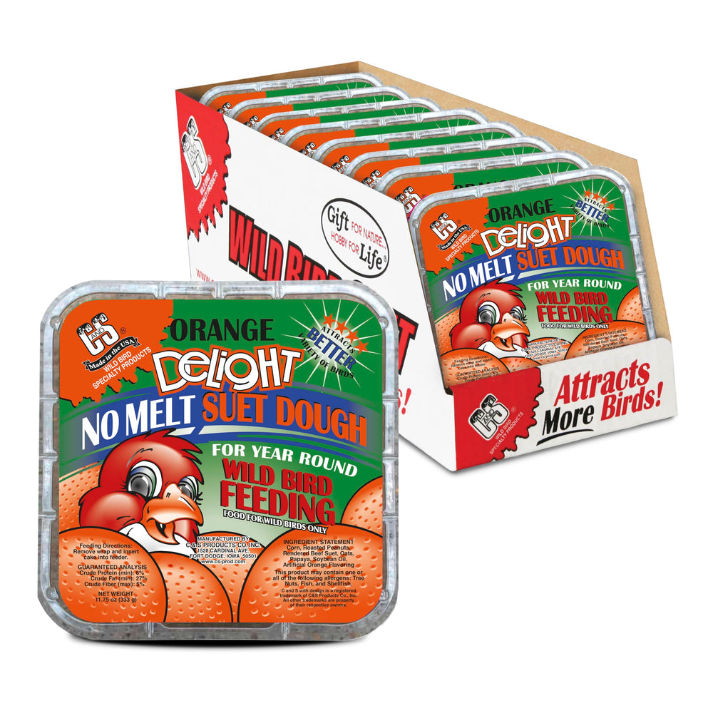 C&S Orange Delight No Melt Suet Dough front view