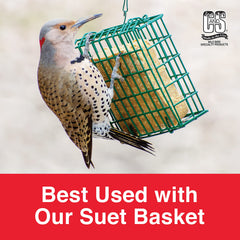 C&S Woodpecker Suet Cake side view