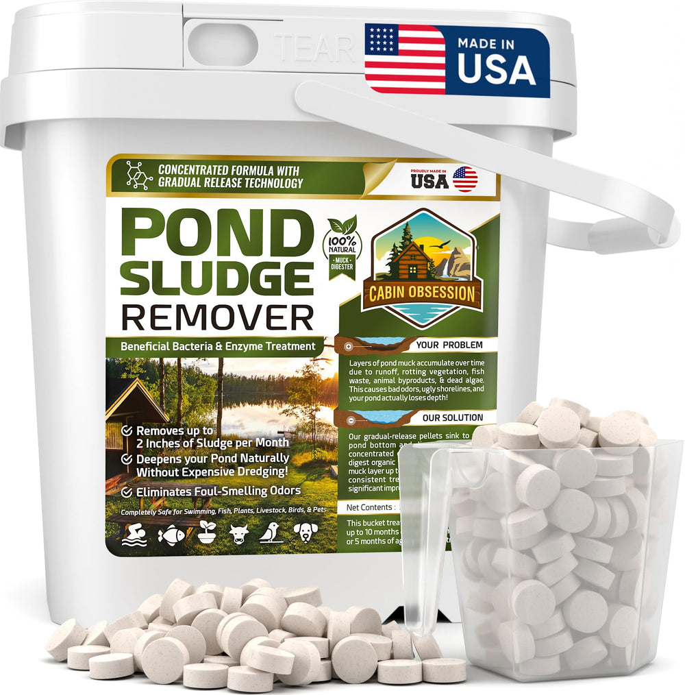 Cabin Obsession Pond Sludge Remover 5 lb bucket front view