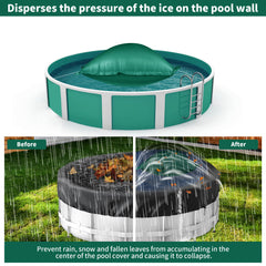 CACSPS Pool Air Pillow inflated with dual Boston valve