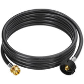 CALPOSE 12 Feet Propane Adapter Hose black model front view