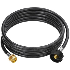 CALPOSE 12 Feet Propane Adapter Hose black model front view