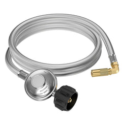 CALPOSE 6FT propane adapter hose with 90-degree elbow connector