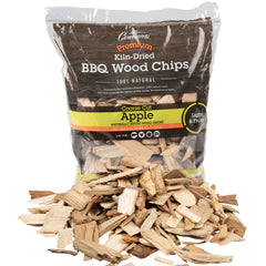Camerons Apple BBQ Wood Chips 260 cu in bag front view