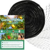 CandyHome Bird Netting 13 x 33 Ft black mesh front view