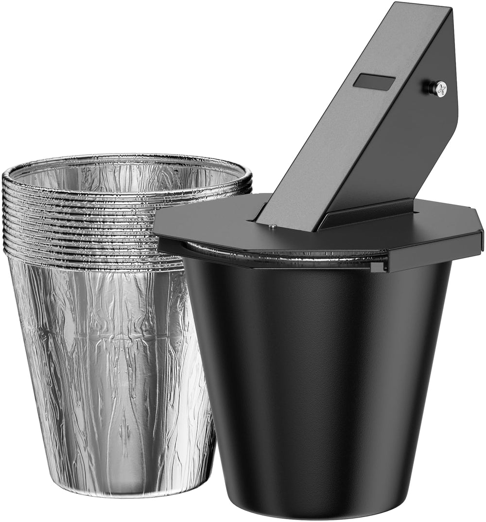 CaptainGrill Grease Bucket with Lid front view