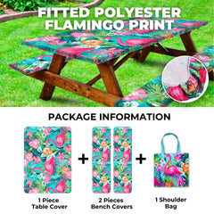 Carrying bag included with RNOONY picnic table cover set