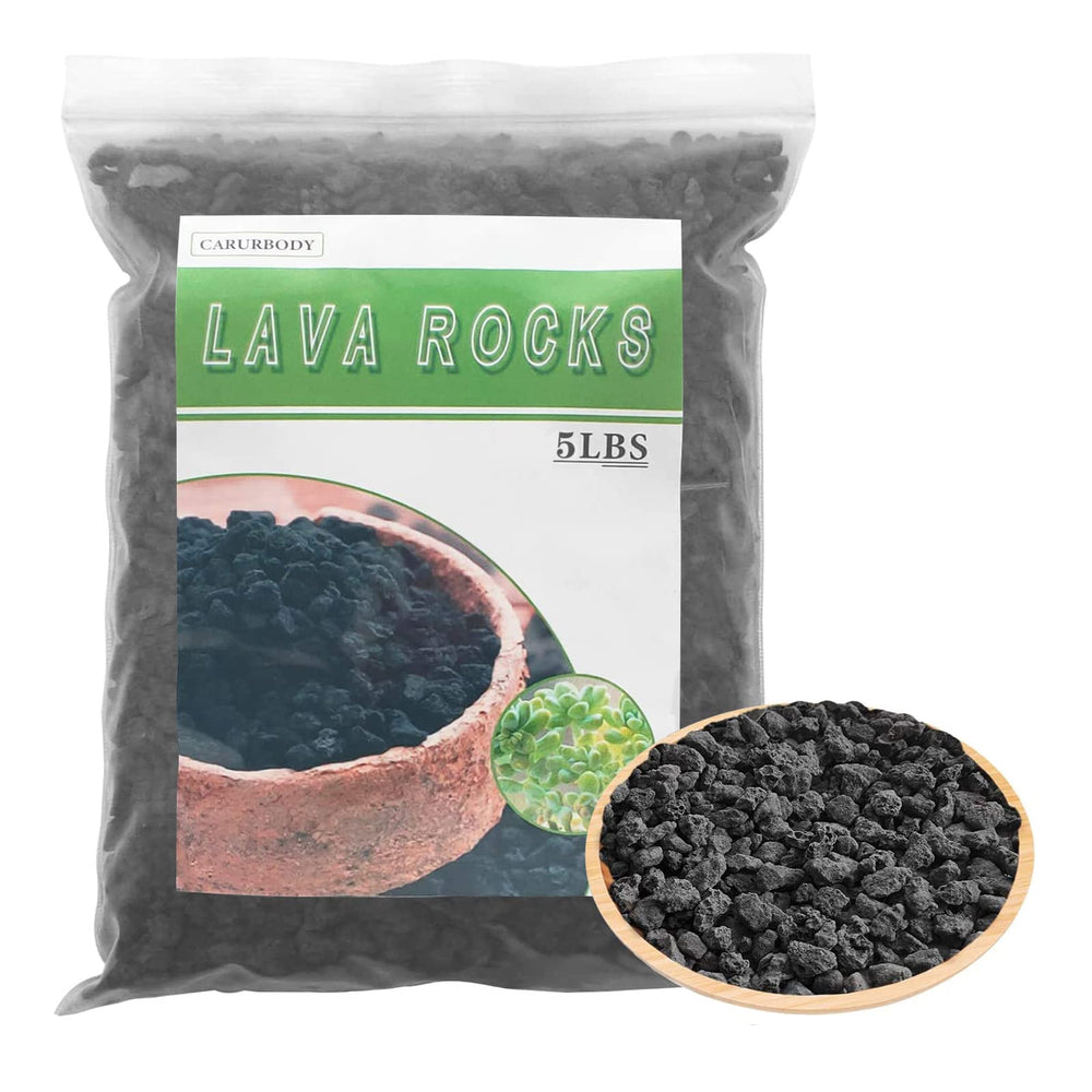 CARURBODY Black Lava Rocks 5LBS packaging front view