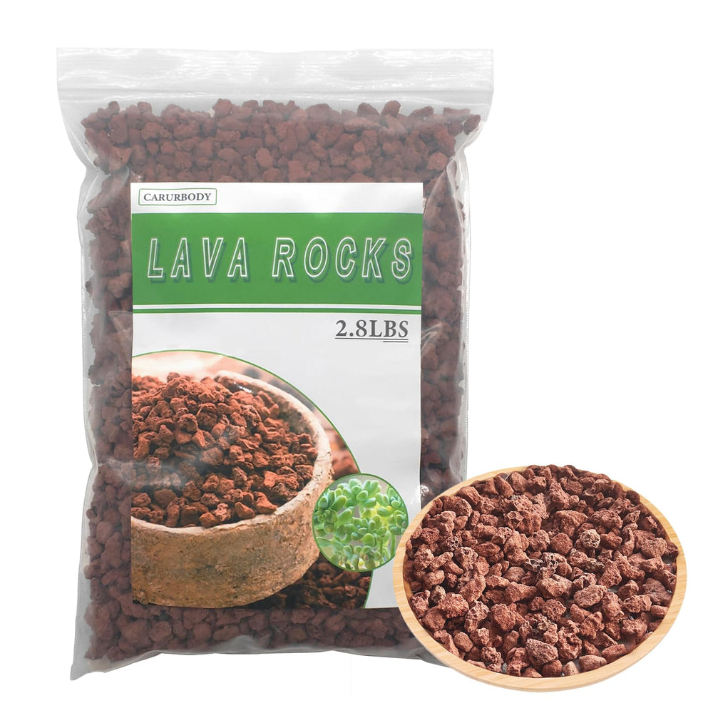 CARURBODY Red Lava Rocks 2.8LBS front view