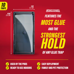 Catchmaster Glue Trap packaging with 10 traps