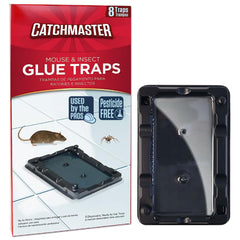 Catchmaster Mouse & Insect Glue Trap front view with packaging