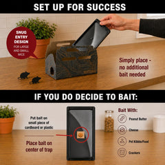 Catchmaster Mouse & Insect Glue Trap with viewing windows