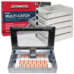 Catchmaster Multi-Catch Mouse Trap 6pk front view