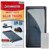 Catchmaster Rat & Mouse Glue Trap black tray front view