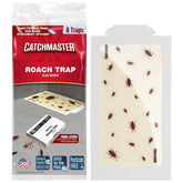 Catchmaster Roach Traps 6-Pack printed design front view