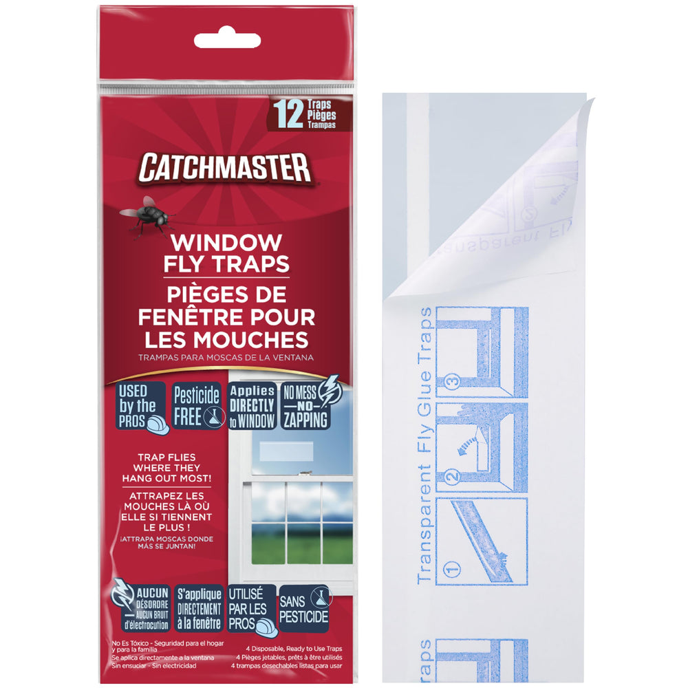Catchmaster Window Fly Traps 12 pack front view